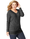 Just My Size Womens Essentials Lightweight Blocked Tunic