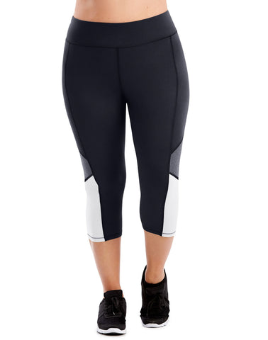 Hanes Capri Leggings for Women, Cotton Spandex Stretch Leggings