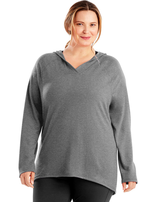 Just My Size Womens Active French Terry Pullover Hoodie