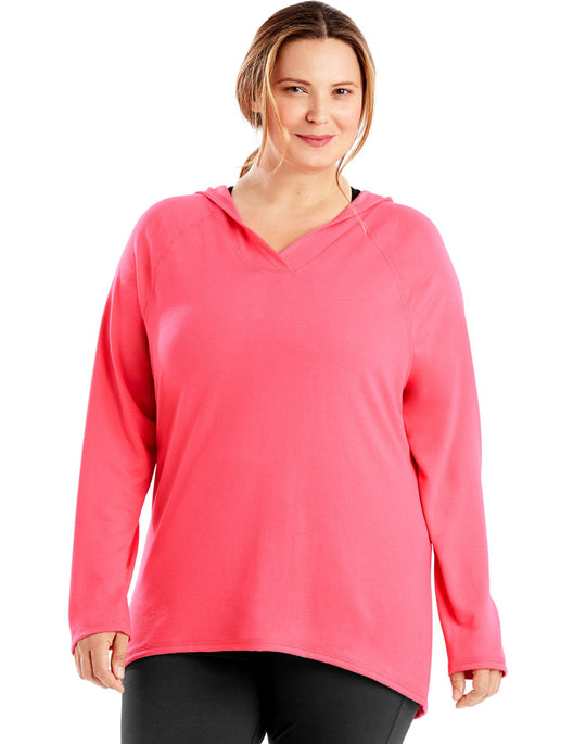 Just My Size Womens Active French Terry Pullover Hoodie