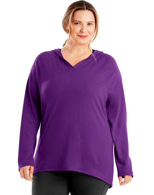 Just My Size Womens Active French Terry Pullover Hoodie