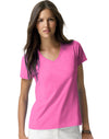 Hanes Womens Lightweight Nano-T Short Sleeve V-neck Tee 2-Pack