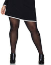 Hanes Womens Curves Control Top Opaque Tights