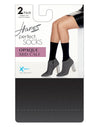 Hanes Womens Perfect X-Temp Opaque Mid Calf Socks 2-Pack