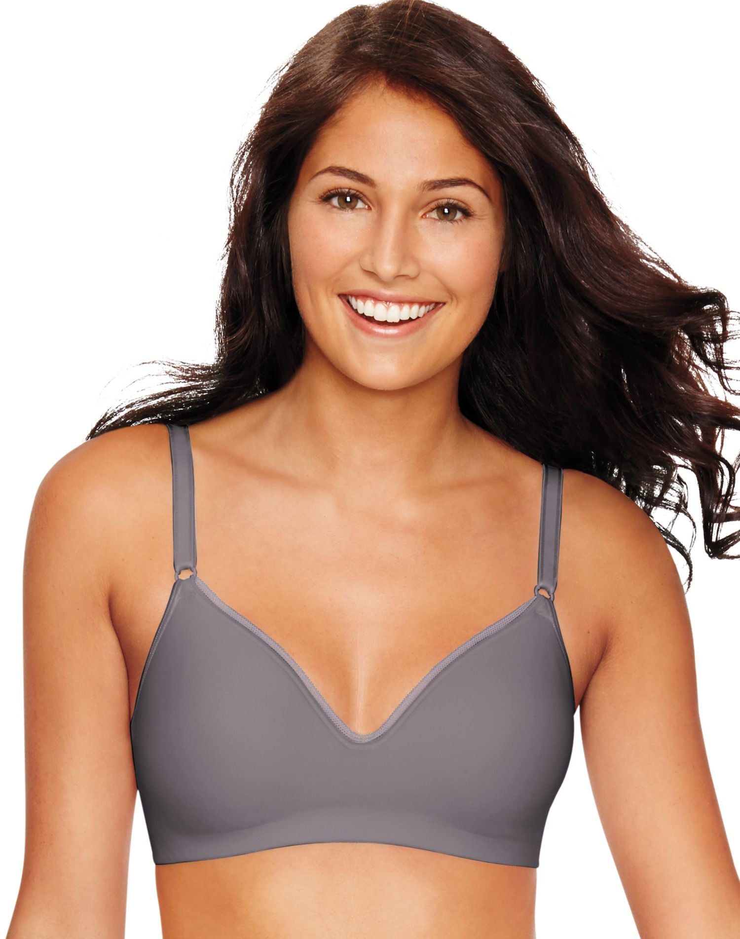 HU05 - Hanes Ultimate Smooth Inside and Out Foam Women`s Wirefree Bra
