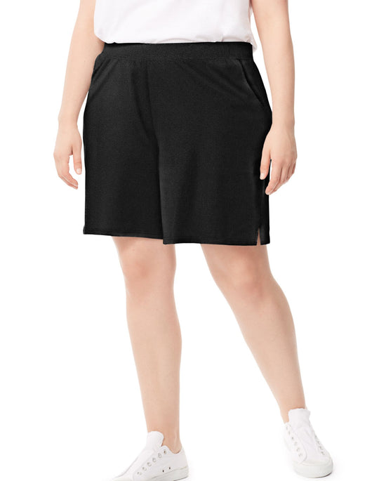 Just My Size Women`s Plus-Size Cotton Jersey Pocket Shorts