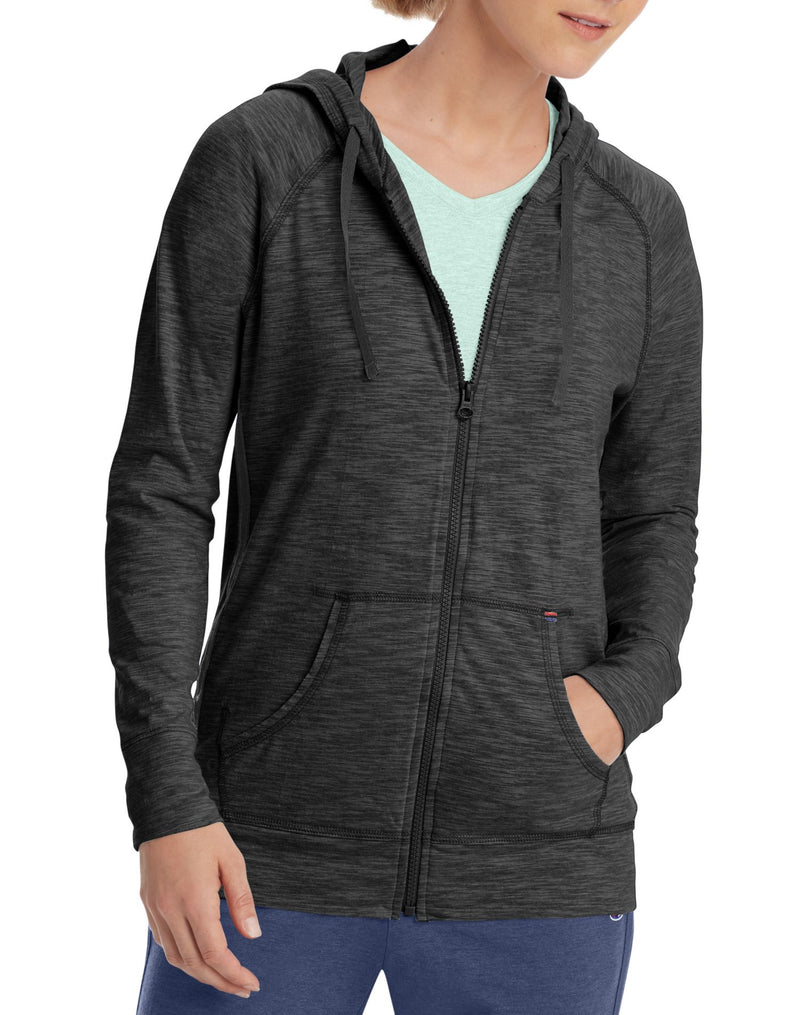 Champion Womens Heathered Jersey Jacket