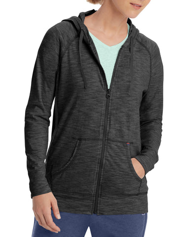 Champion Womens Heathered Jersey Jacket