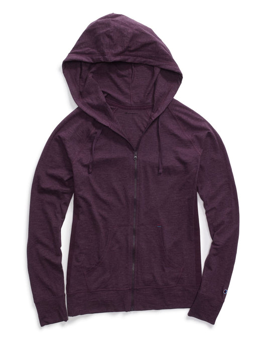 Champion Womens Heathered Jersey Jacket