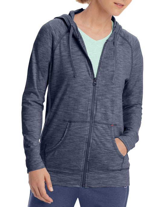 Champion Womens Heathered Jersey Jacket