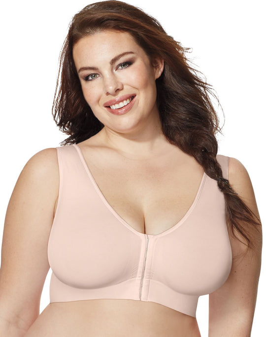 Just My Size Pure Comfort® Women`s Front-Close Wirefree Bra