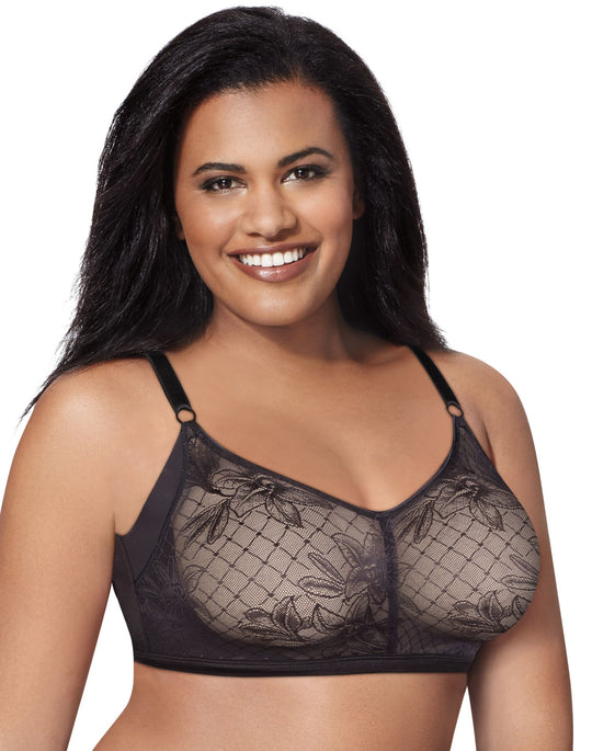 Just My Size Undercover Women`s Slimming Wirefree Bra with SlenderU Panels