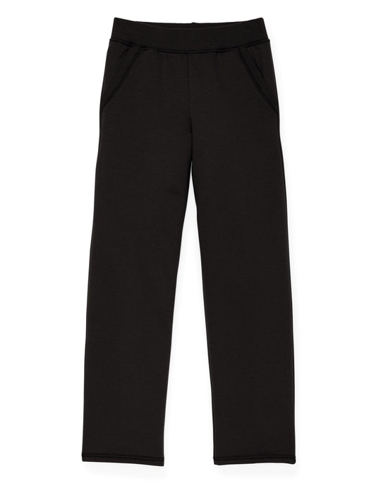 Hanes Girls Fleece Open Leg Sweatpants with Pockets