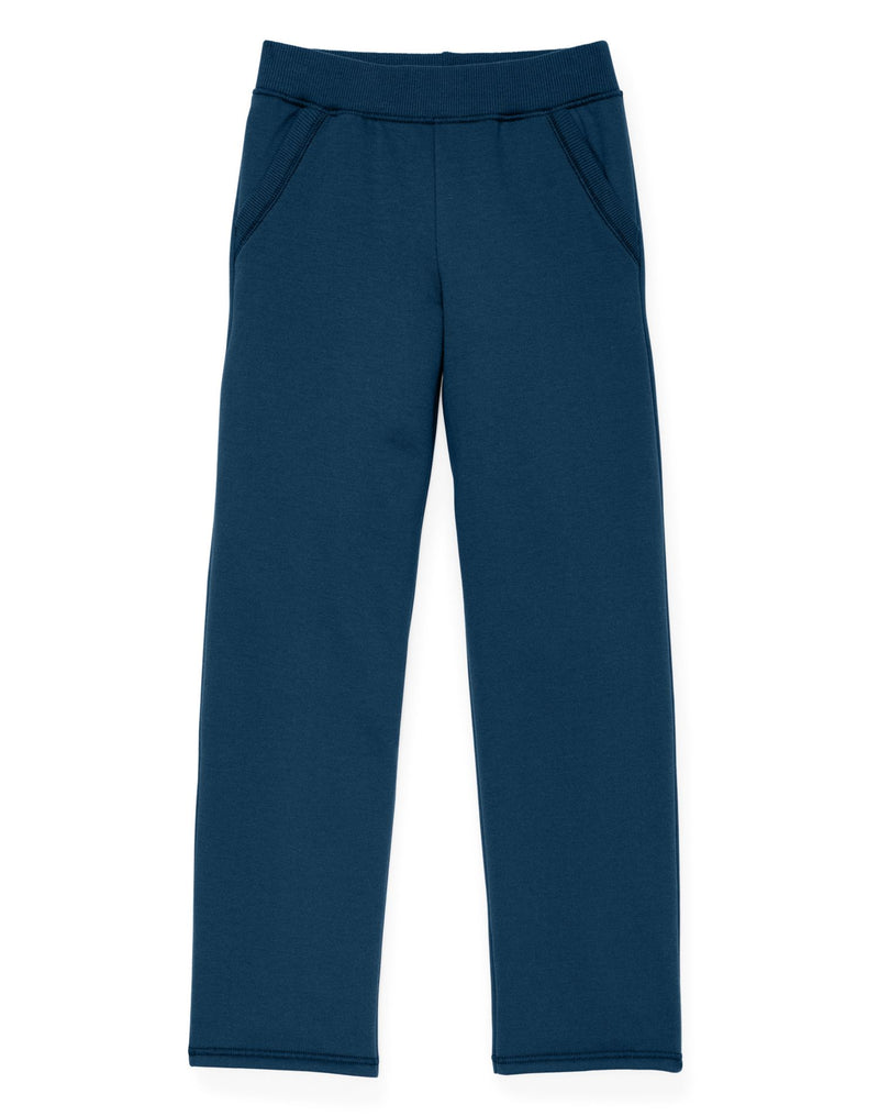 Hanes Girls Fleece Open Leg Sweatpants with Pockets