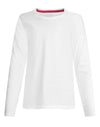 Hanes Girls` Long-Sleeve Crewneck T-Shirt
