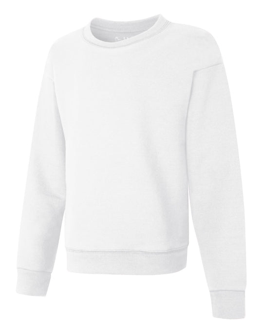 Hanes Girls` ComfortSoft EcoSmart Crewneck Sweatshirt