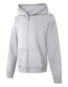 Hanes Girls` ComfortSoft EcoSmart Full-Zip Hoodie Sweatshirt