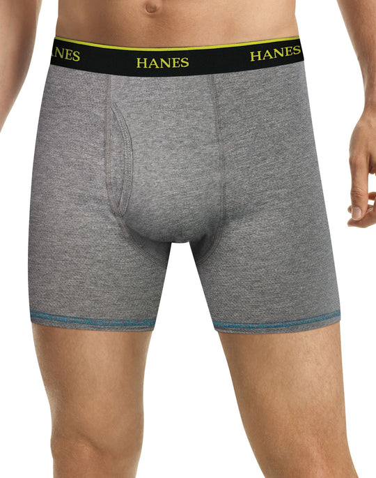 Hanes Mens FreshIQ Cool Comfort Breathable Mesh Boxer Brief 2X 3-Pack