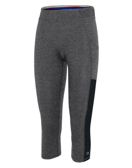 Champion Womens Gym Issue Capri with Side Pocket