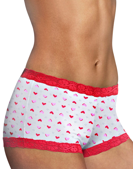 Maidenform Women`s Microfiber and Lace Boyshort