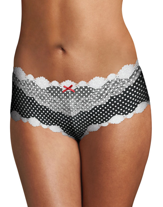 Maidenform Women`s Cheeky Scalloped Lace Hipster