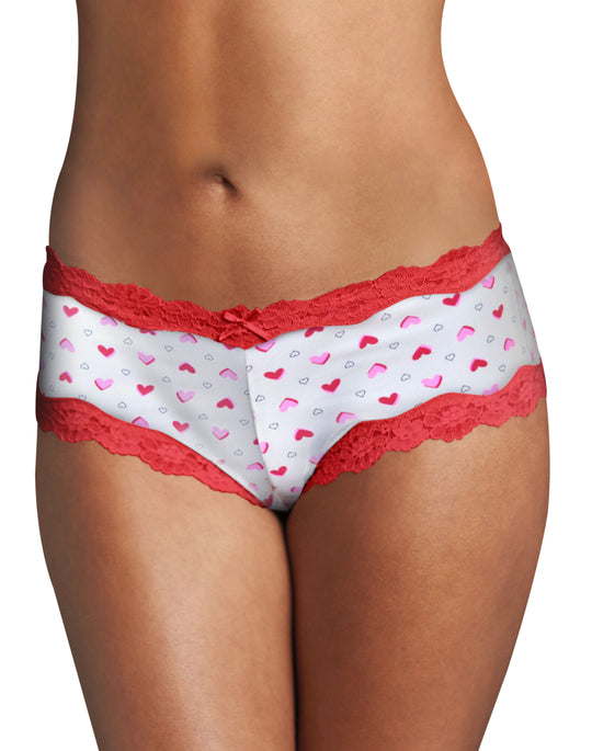 Maidenform Women`s Cheeky Scalloped Lace Hipster