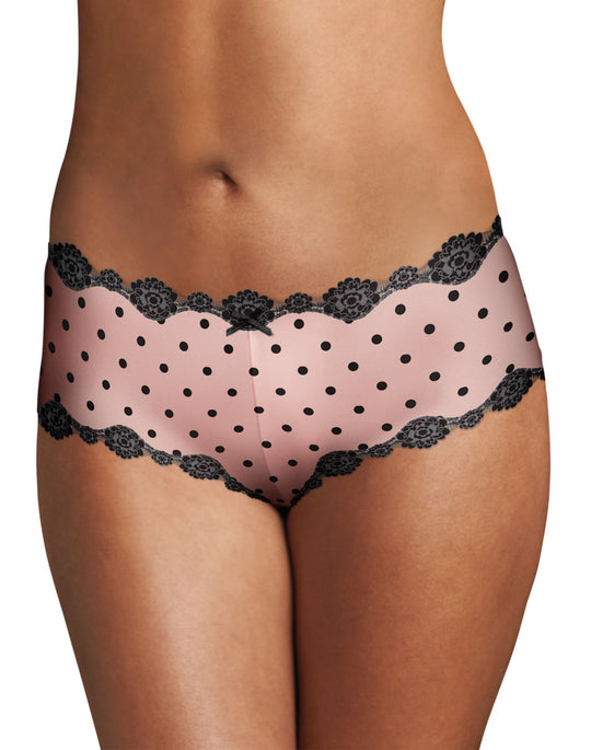 Maidenform Women`s Cheeky Scalloped Lace Hipster