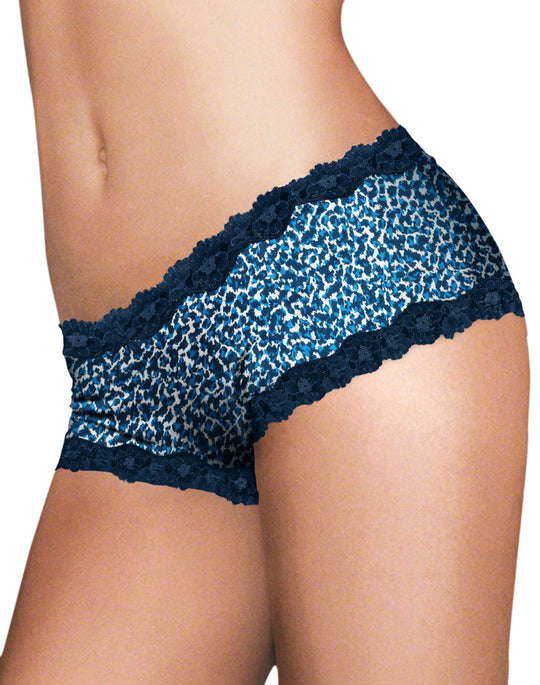 Maidenform Women`s Cheeky Cotton Scalloped Lace Hipster