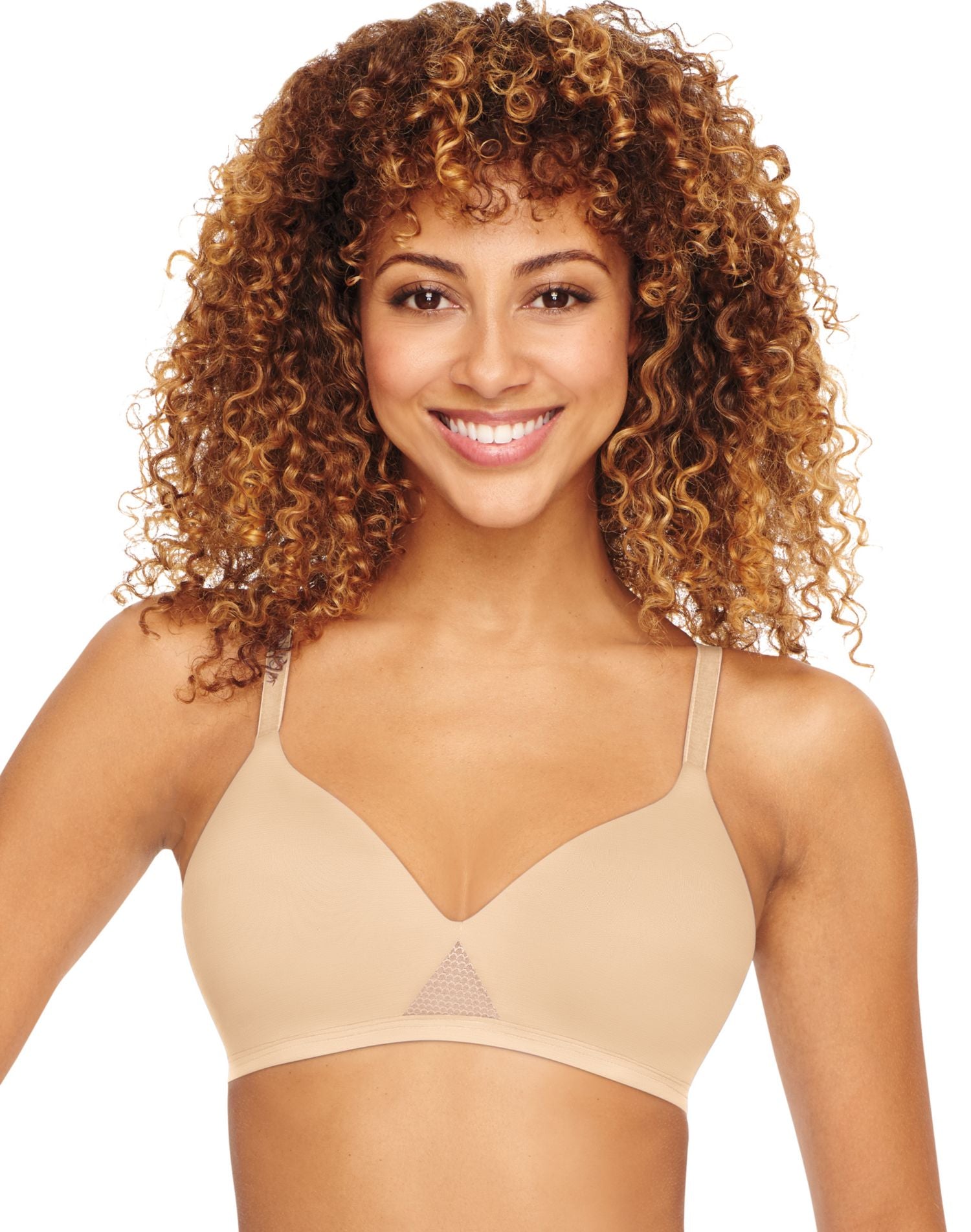 MHG521 - Hanes Girls` Oh So Light Foam Wirefree Bra