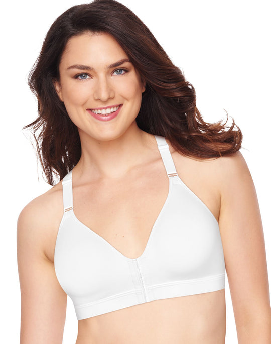 Hanes Womens Front Close Foam Wirefree Bra