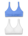 Hanes Girls` Cozy Seamless 2-Pack Wirefree Bra