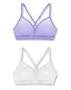 Hanes Girls ComfortFlex Fit Pullover Bra with Adjustable Racerback Straps 2-Pack