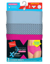 Hanes Womens X-Temp Constant Comfort 3-Pack Microfiber Modern Briefs