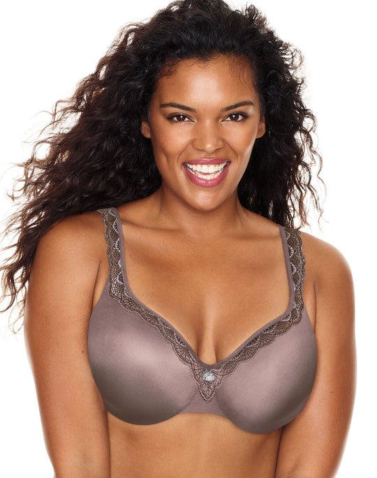 Just My Size Womens Modern Curvy Balconette Foam Underwire Bra