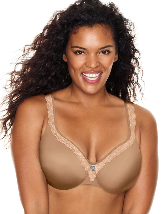 Just My Size Womens Modern Curvy Balconette Foam Underwire Bra