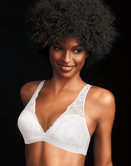 Maidenform® Fit to Flirt Women`s Wirefree Plunge Allover Lace Bra