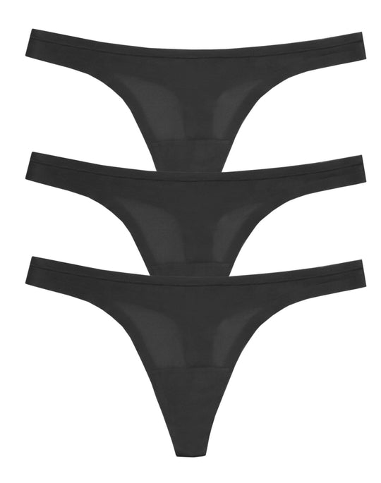 Maidenform Womens Comfort Devotion Sweet Nothings 3-Pack Thongs