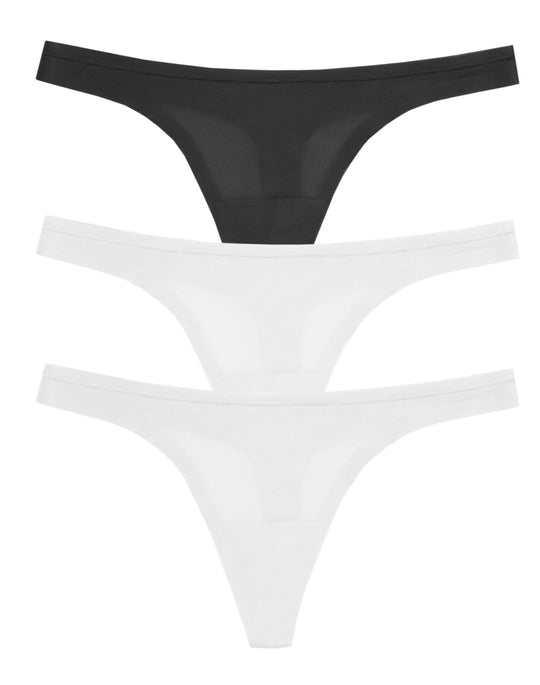 Maidenform Womens Comfort Devotion Sweet Nothings 3-Pack Thongs