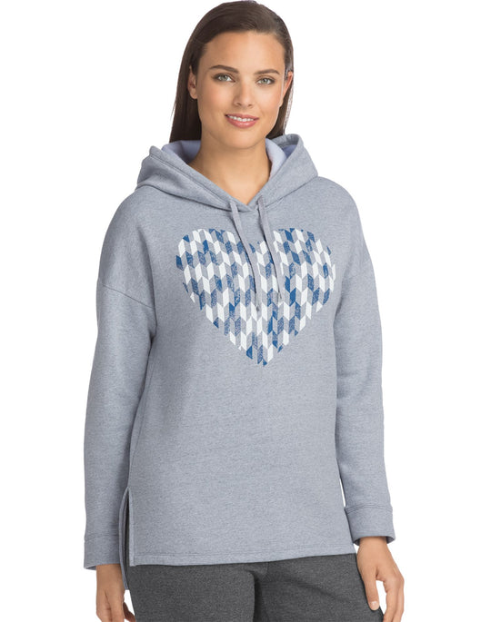 Hanes Womens Graphic Pullover Hoodie