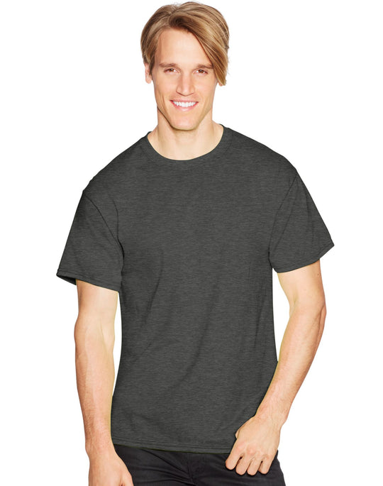 Hanes Mens ComfortBlend EcoSmart 4-Pack Crewneck T-Shirts