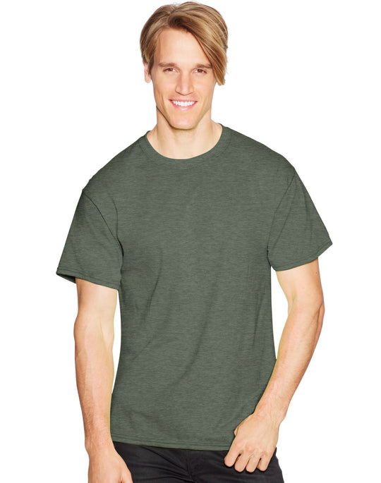 Hanes Mens ComfortBlend EcoSmart 4-Pack Crewneck T-Shirts