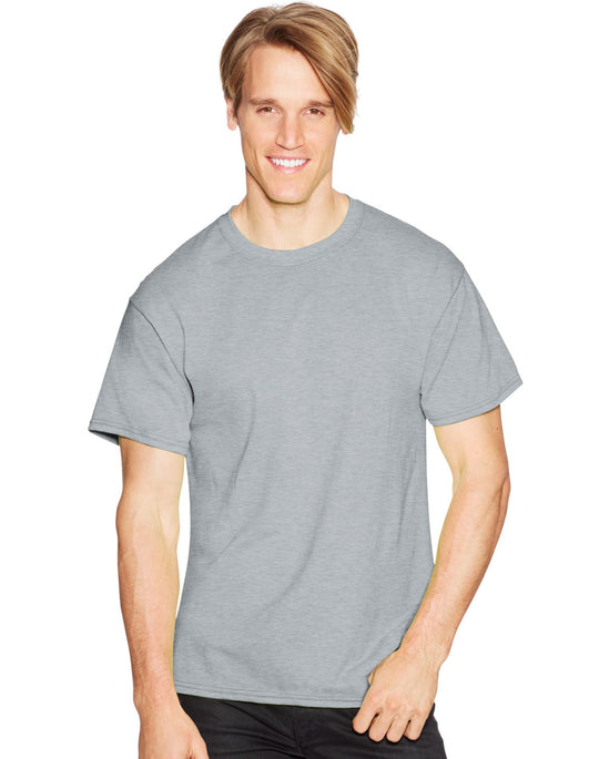 Hanes Mens ComfortBlend EcoSmart 4-Pack Crewneck T-Shirts