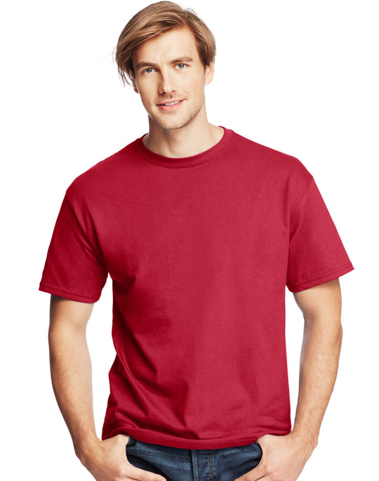 Hanes Mens ComfortSoft 4-Pack Crewneck T-Shirts