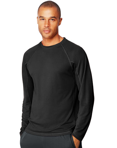 Hanes Mens Sport X-Temp Performance Long-Sleeve Training T-Shirt
