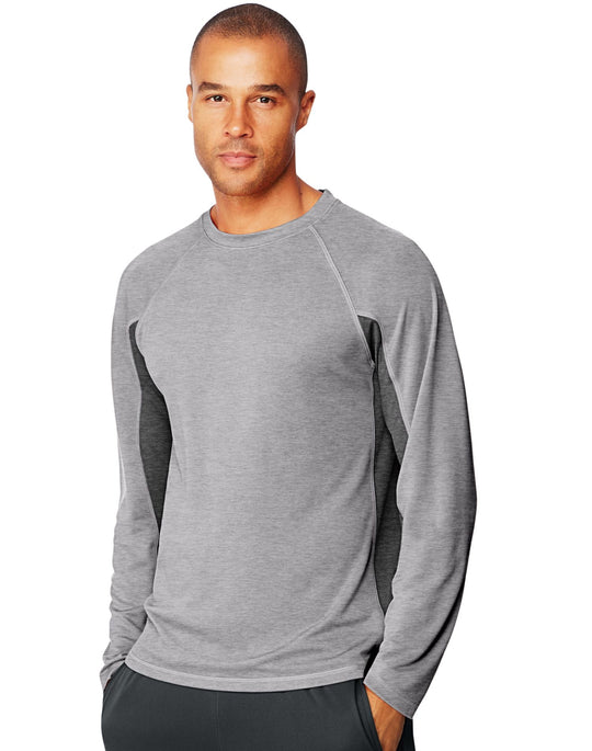 Hanes Mens Sport X-Temp Performance Long-Sleeve Training T-Shirt