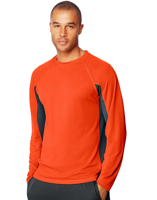 Hanes Mens Sport X-Temp Performance Long-Sleeve Training T-Shirt