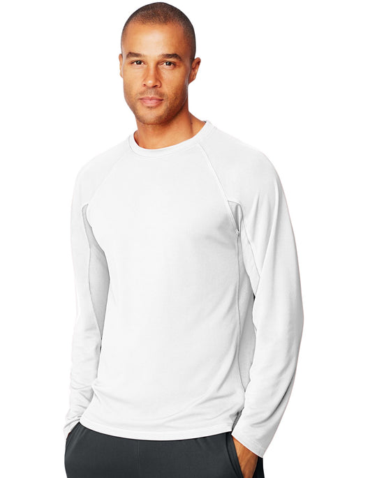 Hanes Mens Sport X-Temp Performance Long-Sleeve Training T-Shirt