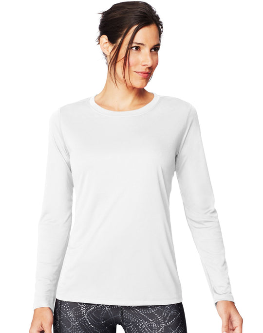 Hanes Womens Sport Cool DRI Performance Long-Sleeve T-Shirt