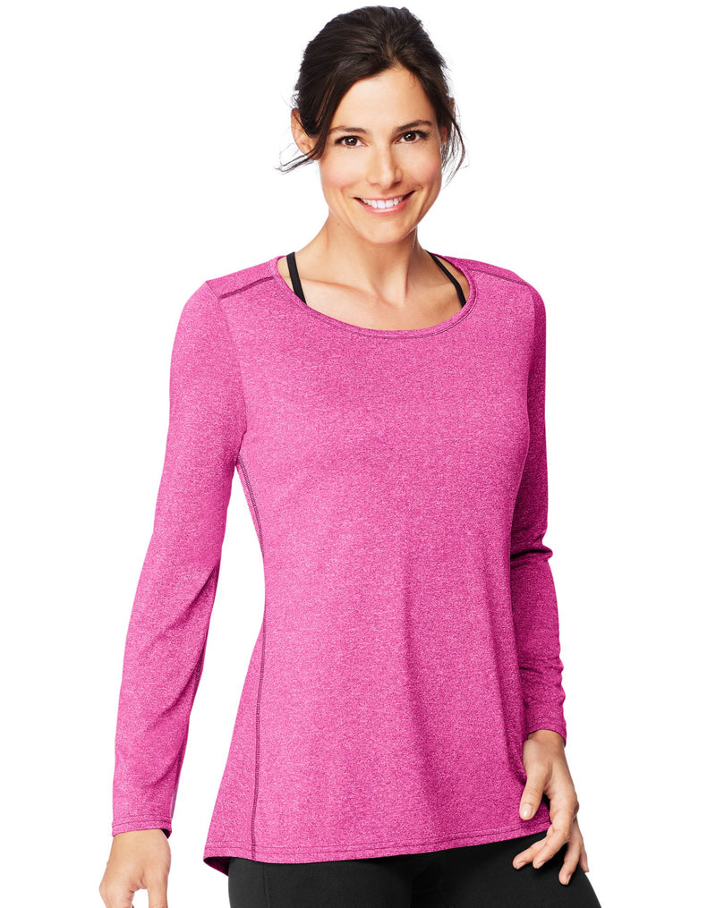 Hanes Womens Sport Performance Long-Sleeve Tunic