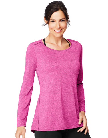 Hanes Womens Sport Performance Long-Sleeve Tunic